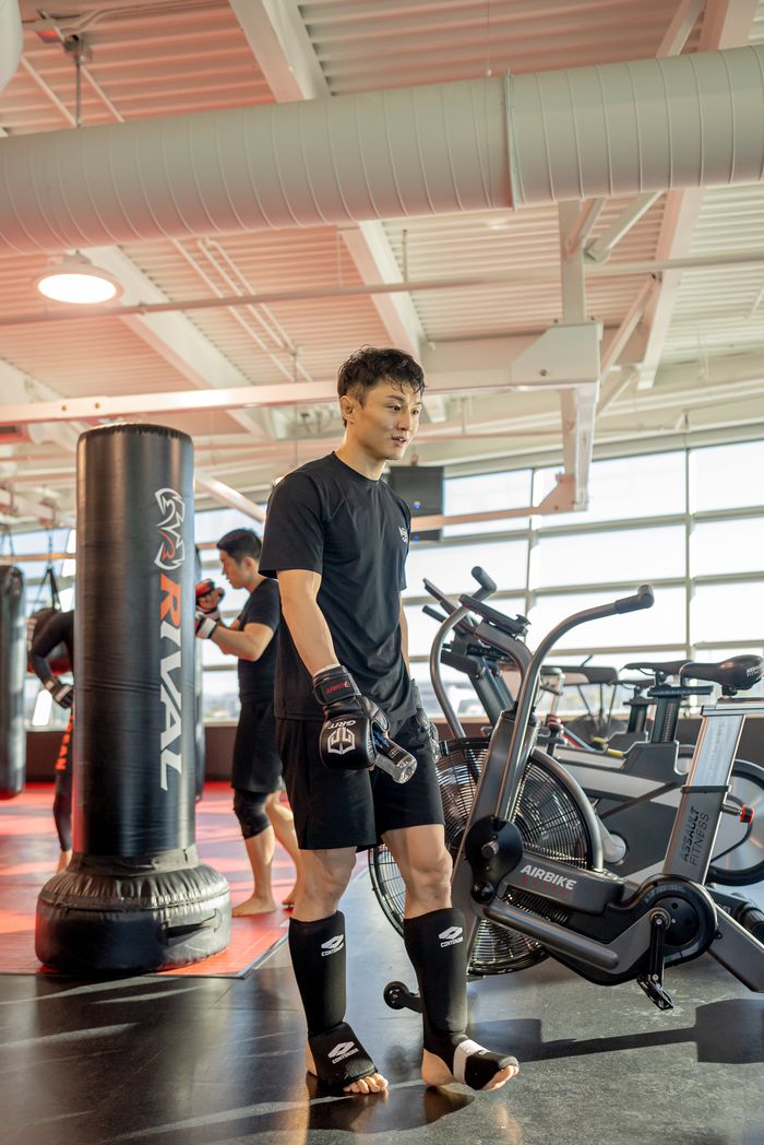 훈련 중인 최두호 [사진제공=UFC]