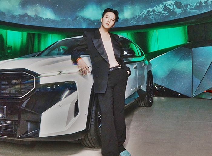 BMW XM과 지드래곤 [사진출처=BMW]