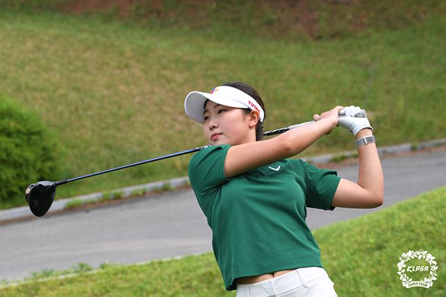 조이안 2023 KLPGA 그랜드·삼대인 홍삼볼 점프투어 6차전 플레이 모습. 사진=한국여자프로골프협회 제공