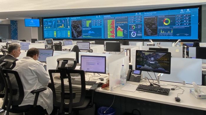 사우디아라비아 보건부 산하 가상 병원 의료 현장. [사진 출처 = 루닛]