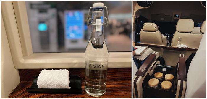 아만노이까지 이동하는 프라이빗한 차량 내부 / 사진= 권효정 여행+ 기자