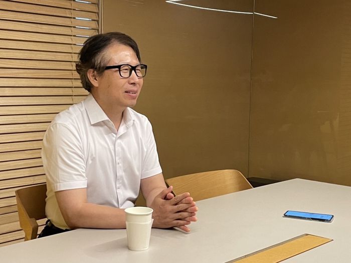 인터뷰 중인 송영희 어둠속의 대화 대표이사/사진=전혜을 영상PD