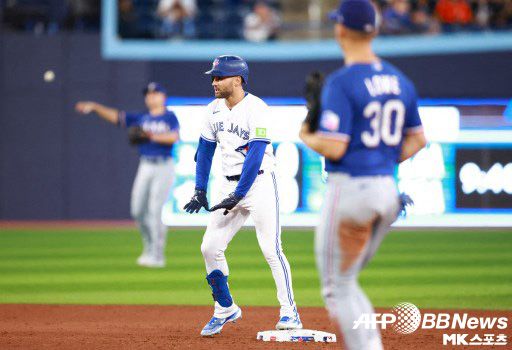 키어마이어는 최근 타격감이 좋다. 사진(캐나다 토론토)=ⓒAFPBBNews = News1