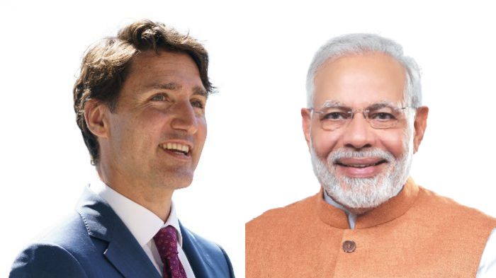 쥐스탱 트뤼도(왼쪽) 캐나다 총리와 나렌드라 모디 인도 총리/출처=각각 X 계정