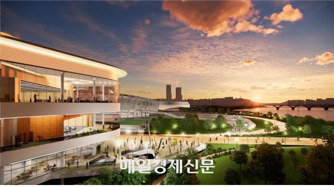 잠실 MICE 센터 한강변 조감도 <출처=서울시>