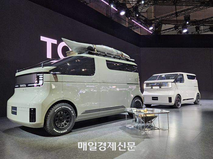 다양한 활용도를 보여준 소형 미니밴 스타일의 카요이바코. [이승훈 도쿄 특파원]