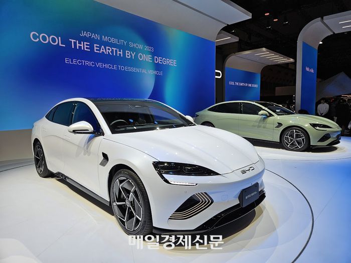 BYD가 일본 출시를 선언한 대표 세단 실(SEAL) [이승훈 도쿄 특파원]