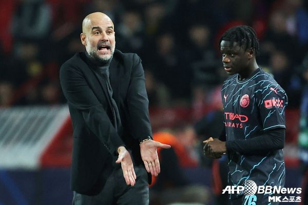 펩 과르디올라 감독에게 있어 ‘코리안 가이’는 악몽과도 같다. 사진(베오그라드 세르비아)=AFPBBNews=News1