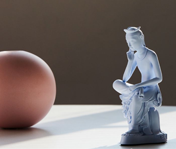 국립중앙박물관에서 제작한 반가사유상 미니어처. 베스트셀러 상품 중 하나다. <국립중앙박물관>