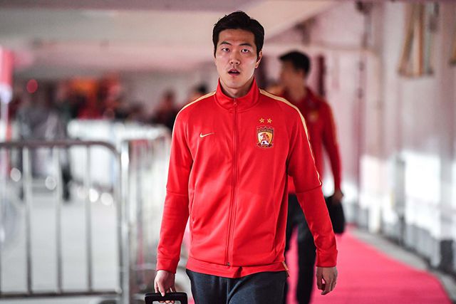 2013 중국 슈퍼리그 당시 김영권. 사진=광저우FC