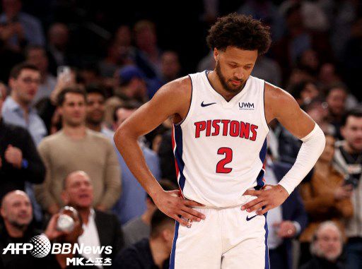 디트로이트는 석연치 않은 판정으로 아쉬운 패배를 당했다. 사진(美 뉴욕)=ⓒAFPBBNews = News1