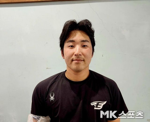 오키나와 스프링캠프 당시 만났던 김민우. 사진=이한주 기자