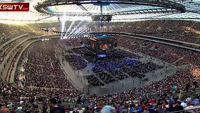 2017년 5월 폴란드 바르샤바의 카지미에자 구르스키에고 국립경기장에는 종합격투기 단일대회 세계 2위 관중 5만7776명이 입장했다. 사진=KSW