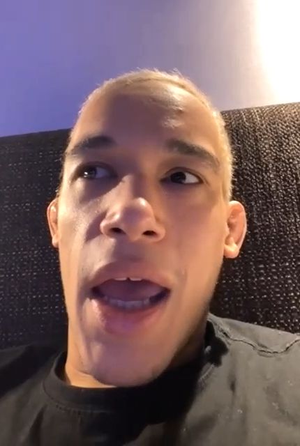 브라이언 배틀이 UFC 파이트 나이트 239 사전 화상 인터뷰 MK스포츠 질문에 답변하고 있다.