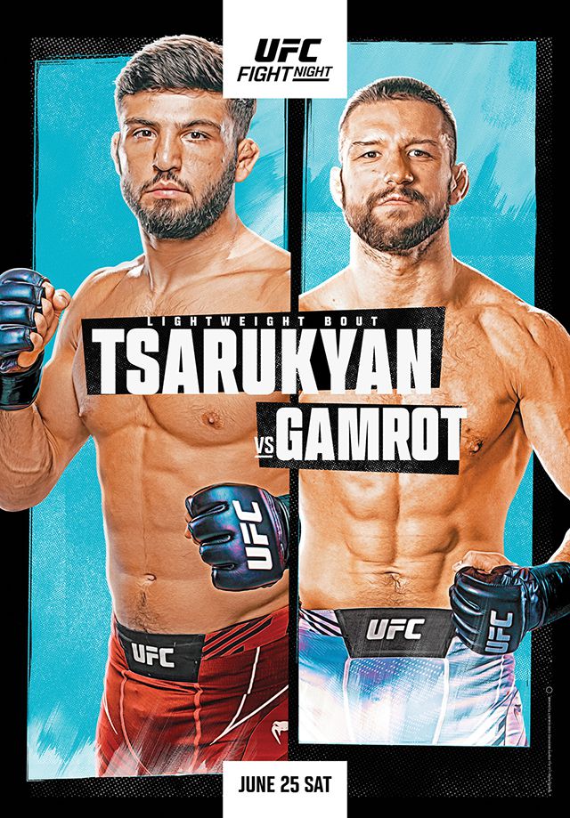 UFC on ESPN 38 메인이벤트 당시 아르만 차루캰(왼쪽)은 라이트급 11위, 마테우시 감로트는 12위였다. 사진=TKO