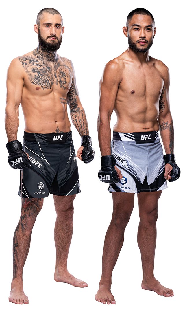 샤를 주르댕(왼쪽), 조시 쿨리바오 UFC 프로필. 사진=TKO