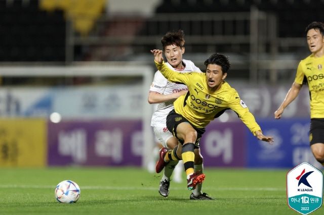 전남 드래곤즈 부주장 사토 유헤이. 사진=한국프로축구연맹 제공