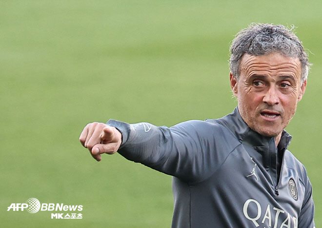 파리 생제르맹 루이스 엔리케 감독. 사진=AFPBBNews=News1