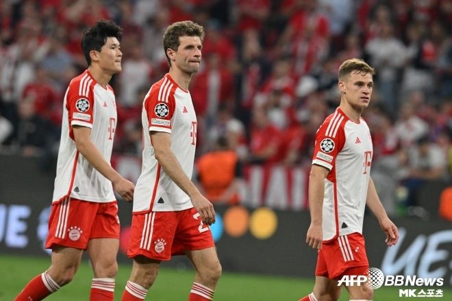 악몽의 하루를 보낸 김민재가 최저 평점 굴욕을 당했다. 사진(뮌헨 독일)=AFPBBNews=News1