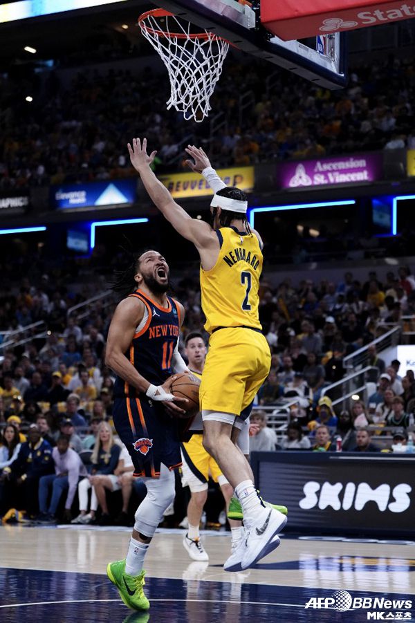 인디애나는 홈에서 뉴욕을 멈춰세웠다. 사진(美 인디애나폴리스)=ⓒAFPBBNews = News1