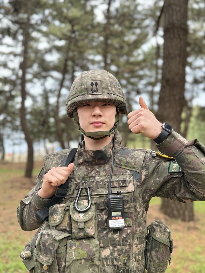 육군 제23경비여단 오민수 중위. [사진 출처 = 육군 제23경비여단]