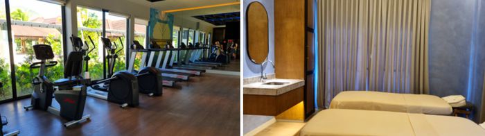 포포인츠 바이 쉐라톤 팔라완 운동시설과 스파시설 / 사진=김혜성 여행+ 기자