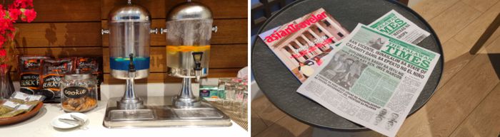 포포인츠 바이 쉐라톤 팔라완으로 갈 때 들르는 투숙객 전용 휴게 공간 / 사진=포포인츠 바이 쉐라톤 팔라완