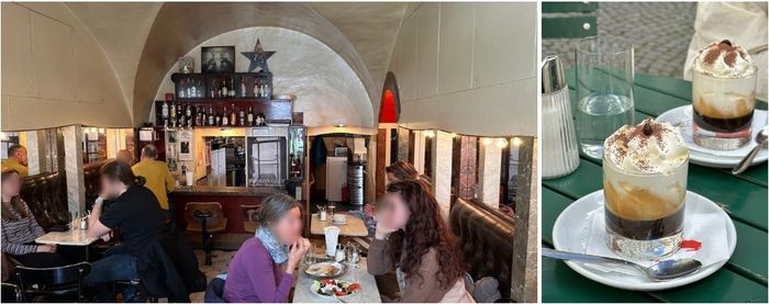 클라이네스 카페 내부 및 아인슈페너.  /사진= 강예신 여행+ 기자