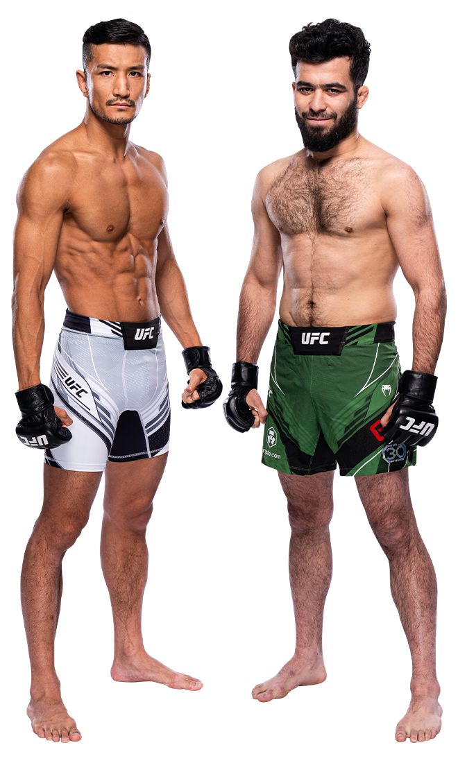 강경호(왼쪽), 무인 가푸로프 UFC on ABC 6 프로필. 사진=TKO