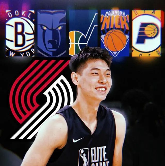 추이융시가 2024 NBA G리그 엘리트 캠프 참가 도중 미소 짓고 있다.