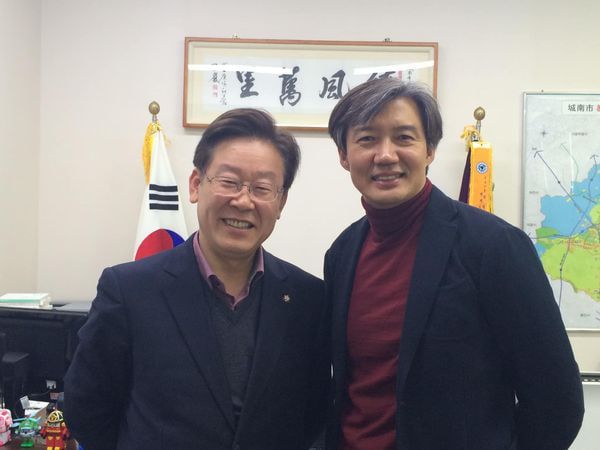 이재명 민주당 당대표 후보(왼쪽)와 조국 조국혁신당 대표 .[사진=조국 대표 SNS]