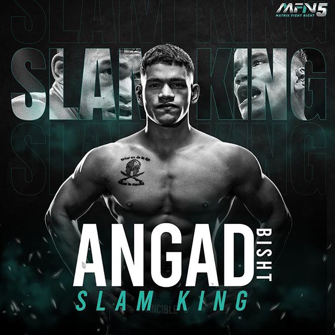 앙가드 비슈트는 레슬링 덕분에 인도 종합격투기 단체로부터 ‘슬램 킹’이라는 별명을 얻었다. 사진=Matrix Fight Night