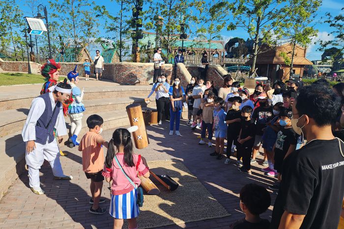 롯데월드 부산에서도 추석을 맞아 민속놀이 이벤트를 펼친다. / 사진=롯데월드 어드벤처 부산