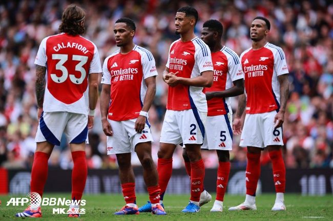 아스널 선수단. 사진=ⓒAFPBBNews = News1