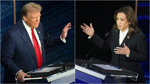 해리스 민주당 후보와 트럼프 공화당 후보. [사진출처=연합뉴스]