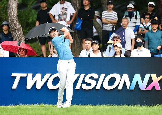 옥태훈은 최종 2위를 기록했지만 KPGA 역대 9홀 최저타 신기록을 썼다. 사진=KPGA 제공