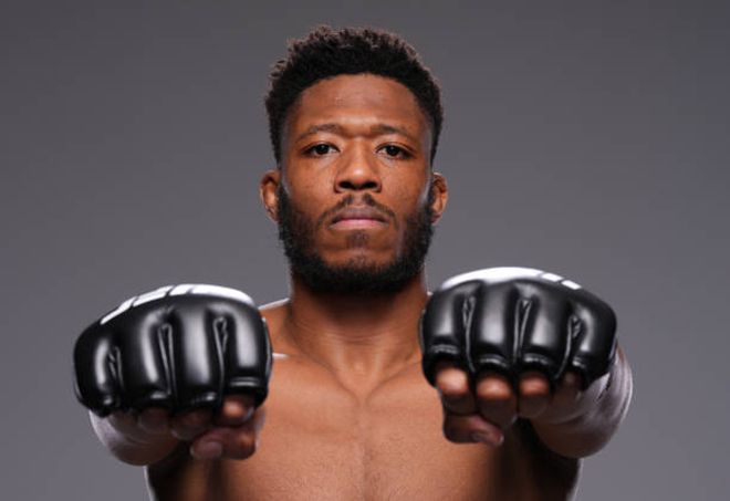 우마르 시가 UFC on ESPN+ 99 프로필을 촬영하고 있다. 사진=TKO