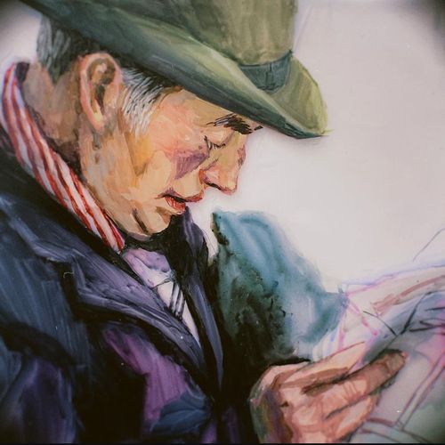 배우 노윤서가 2022년 SNS에 올린 작품.[사진=인스타그램]