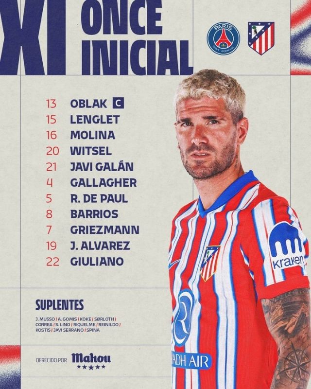 사진=아틀레티코 마드리드 SNS