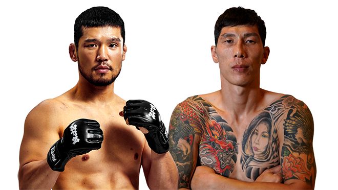 Road to UFC 및 범죄도시3 홍준영(왼쪽), 제24회 아시아 아마추어복싱선수권대회 은메달리스트 및 한국복싱커미션(KBM) 챔피언 멘겐초오시 난딘예르데네. 사진=ZFN