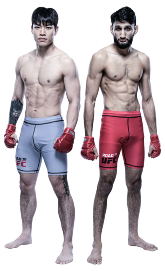 더블지 플라이급 챔피언 최동훈(왼쪽), 영국 4개 단체 및 2체급 챔피언 키에란딥 싱 사호타. 사진=TKO