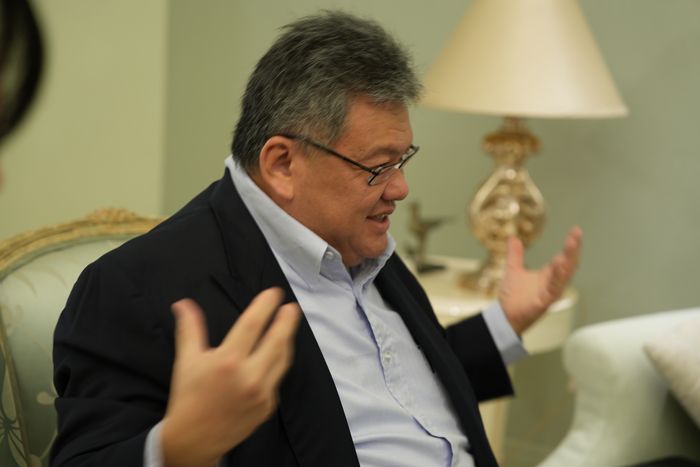 인터뷰 하고 있는 다토 마크 여(Dato‘ Mark Yeoh)는 YTL 호텔 전무이사(The Executive Director of YTL Hotels) / 사진=헤븐스 포트폴리오