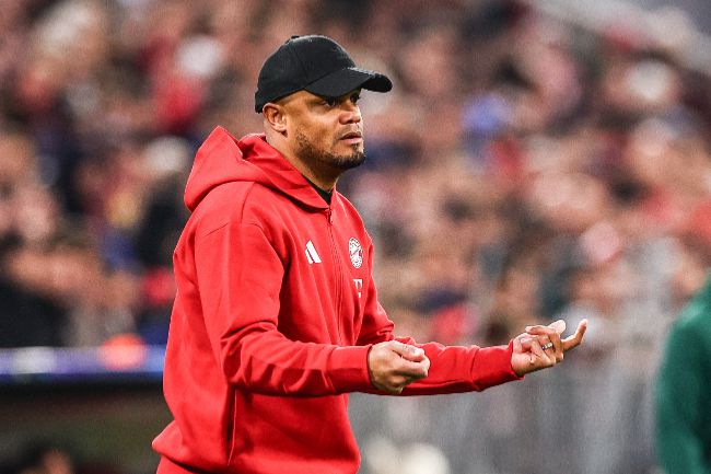 27일(한국시간) 바이에른 뮌헨의 김민재가 이강인의 파리 생제르맹을 상대로  2024-25시즌 유럽축구연맹(UEFA) 챔피언스리그 리그 페이즈 5차전서 결승골을 터뜨렸다. 챔피언스리그 데뷔골로 13년 만에 챔피언스리그에 열린 코리안더비에서 미소를 지었다. 사진=EPA=연합뉴스 제공