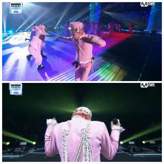 지드래곤은 이번 무대를 통해 다시 한번 자신이 왜 패션과 음악, 그 모든 것을 선도하는 아이콘인지 입증했다.사진= ‘2024 MAMA 어워즈’ 캡처