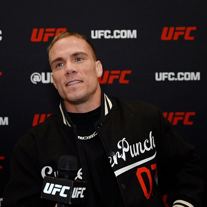 네이트 랜드웨어가 UFC 310 파이트 위크 인터뷰를 하고 있다. 사진=TKO