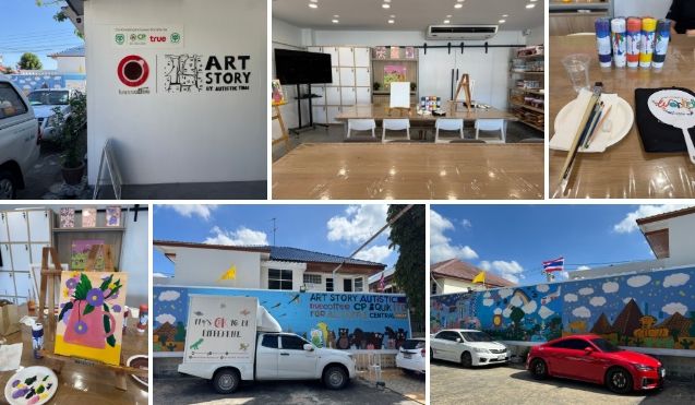 아트스토리 바이 오티스틱타이에서 진행하는 그림 그리기 체험 / 사진=홍지연 여행+ 기자