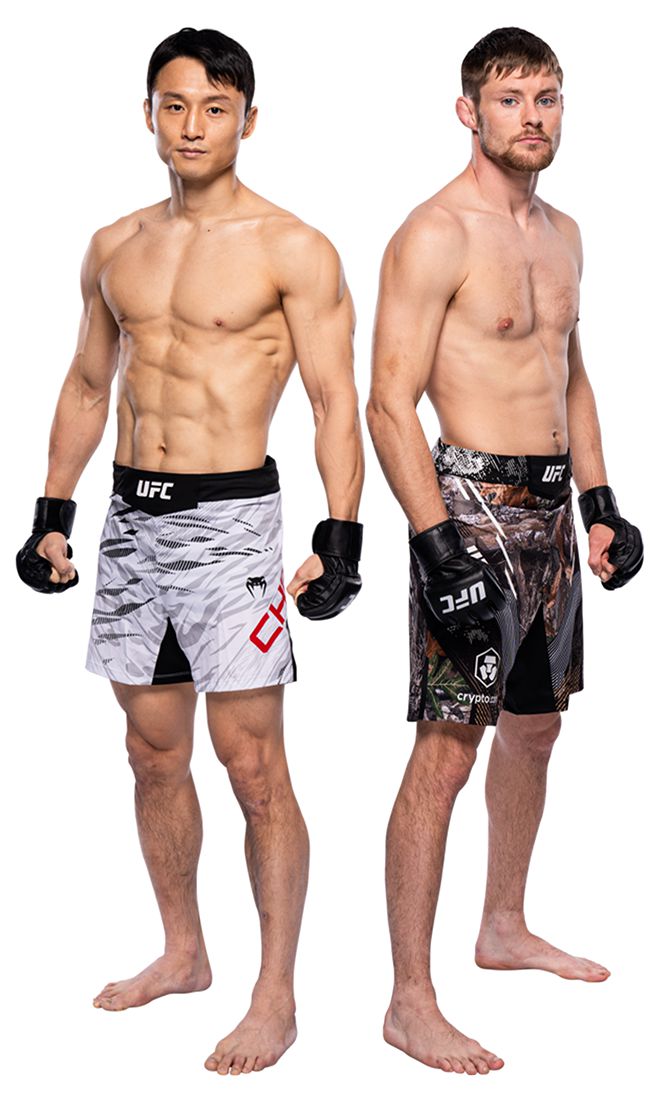 전 UFC 페더급 공식랭킹 11위 최두호(왼쪽), 9위 출신 브라이스 미첼. 사진=TKO