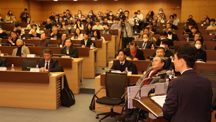 니어재단 신년포럼 [이충우 기자]