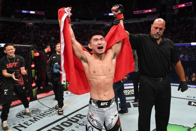 송야동(21승 1무 8패 1무효)은 네 번째 메인 이벤트를 맞아 멋진 승리를 통해 타이틀 도전자 라인에 확실히 자신의 이름을 새기고자 한다. 사진=UFC 제공