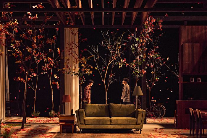 가족 간 소통의 중요성을 다룬 연극 ‘붉은 낙엽’. 라이브러리컴퍼니